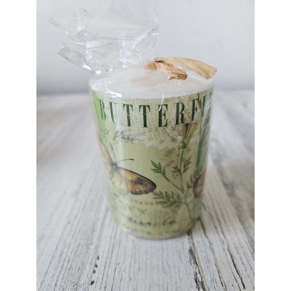 Pier 1 butterfly candle‎ spring garden decor